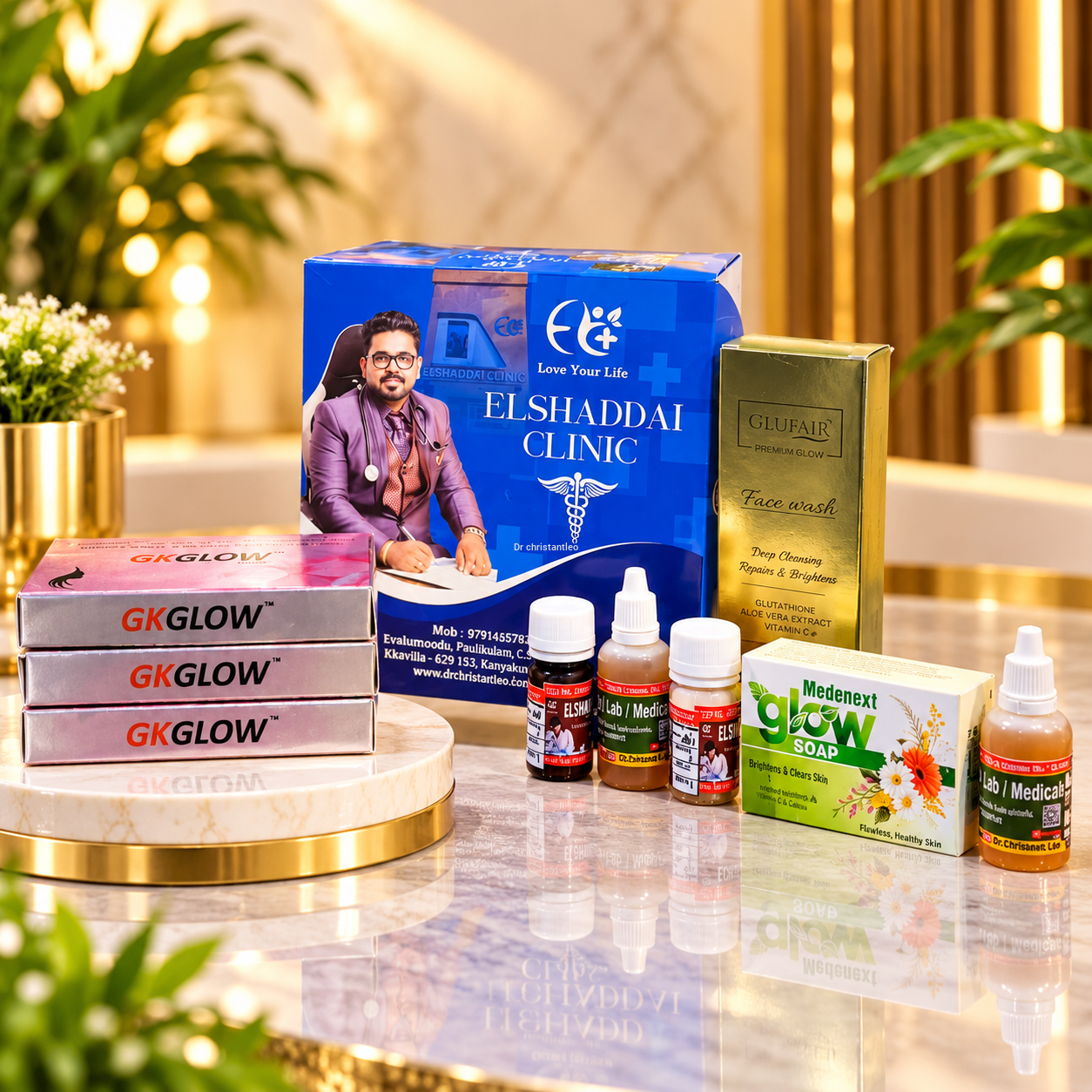 Glutathione kit (Skin Clarity & Glow Combo) pack