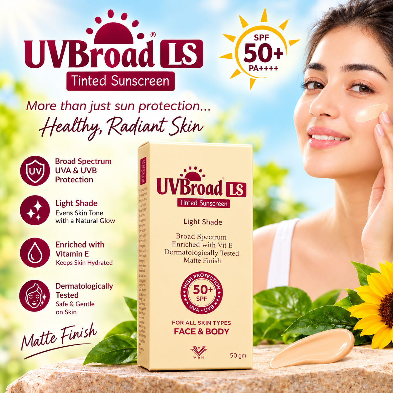 UV Broad LS  Tinted Sunscreen