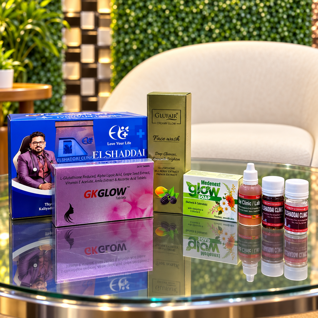 Glutathione kit (Skin Clarity & Glow Combo ) pack