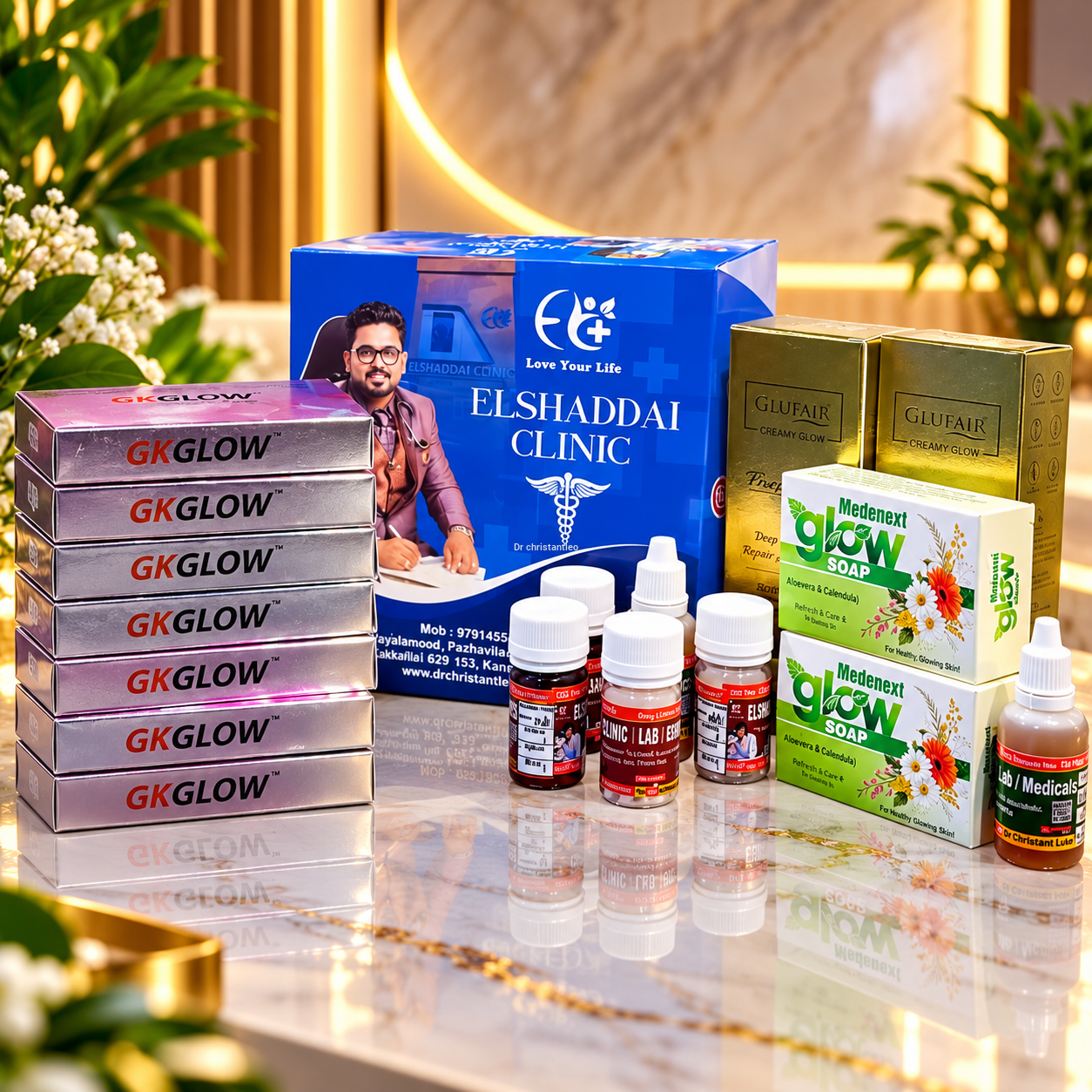 Ultra Glutathione kit (Skin Clarity & Glow Combo) pack