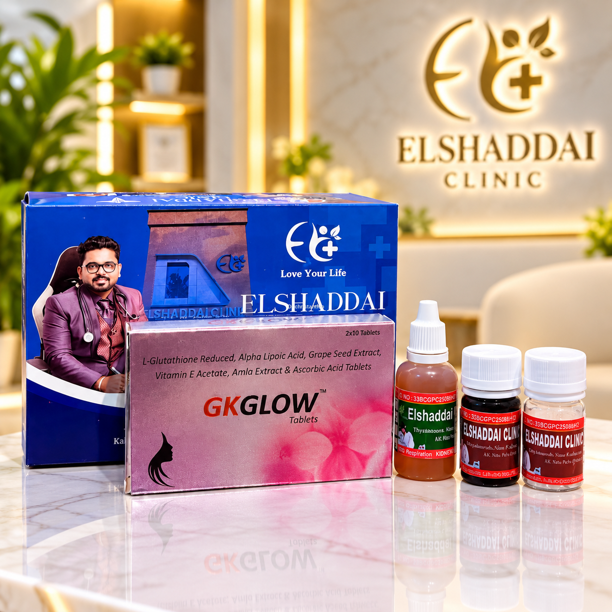 Normal glutathione medicine without face wash and soap