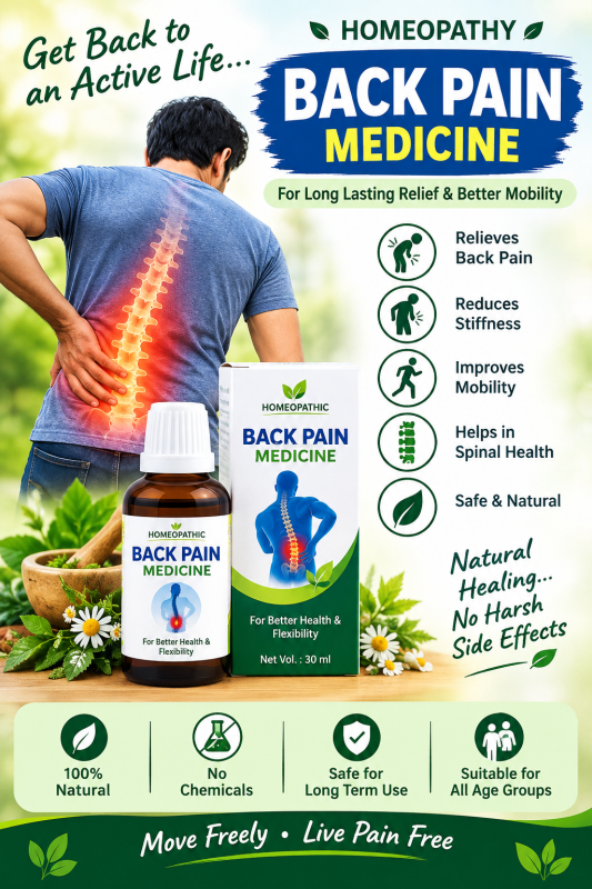 Spl Homeopathy back pain medicine