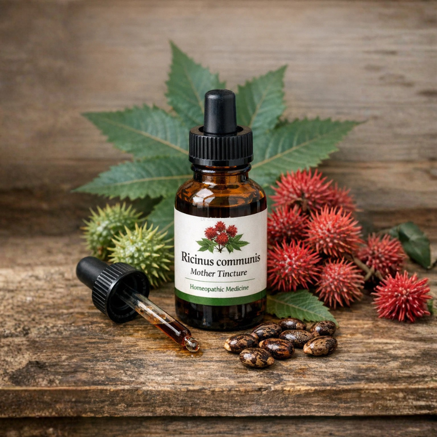 Ricinus communis Q Homeopathic Mother Tincture